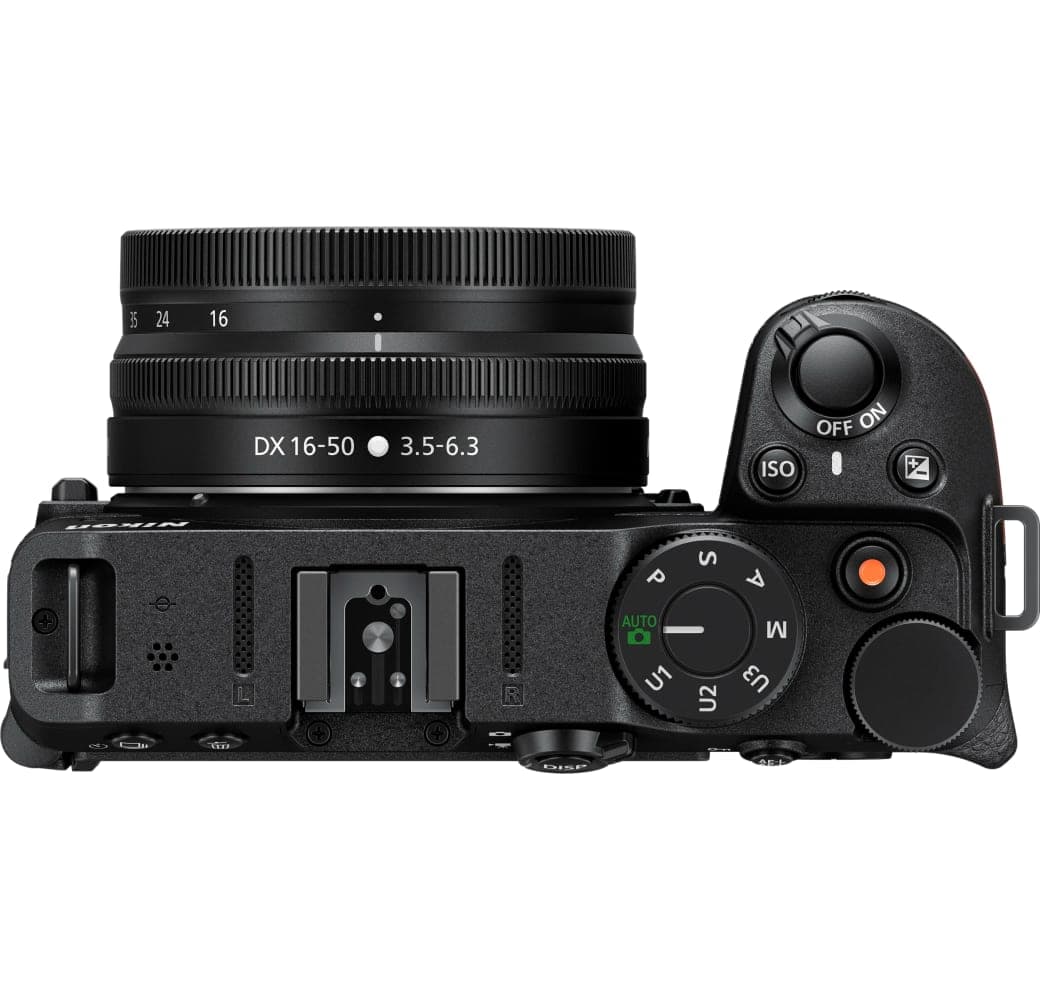 Black Nikon Z30 + Nikkor Z DX 16-50mm f/3,5-6,3 VR + Nikkor Z DX 50-250mm f/4,5-6,3 VR.3
