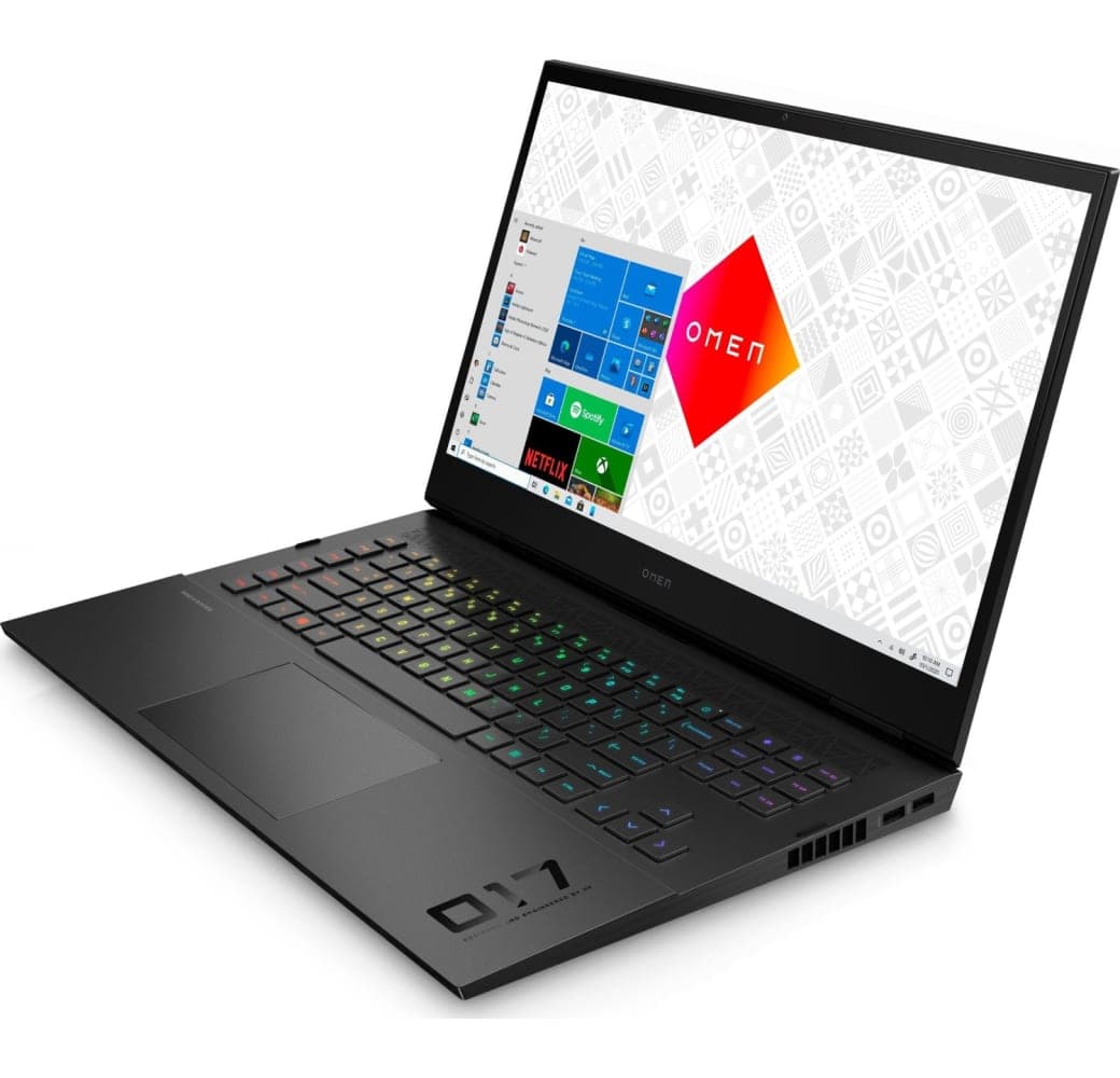 Schatten schwarz HP Omen 17-ck1075ng Gaming Notebook - Intel® Core™ i7-12700H - 16GB - 1TB SSD - NVIDIA® GeForce® RTX 3070 Ti (8GB).3