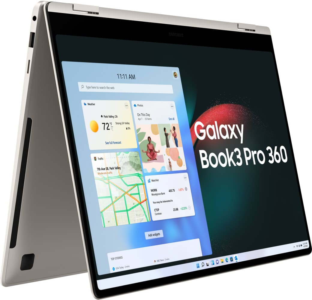 Beige Samsung Galaxy Book 3 Pro 360 Laptop - Intel® Core™ i7-1360P - 16 GB - 512 GB SSD - Intel® Iris® Xe Grafik - Deutsch (QWERTZ).3