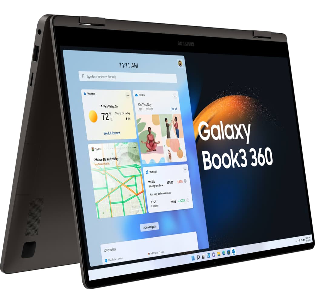 Graphite Samsung Galaxy Book3 360 Laptop - Intel® Core™ i7-1360P - 16GB - 512GB SSD - Intel® Iris® Xe.3