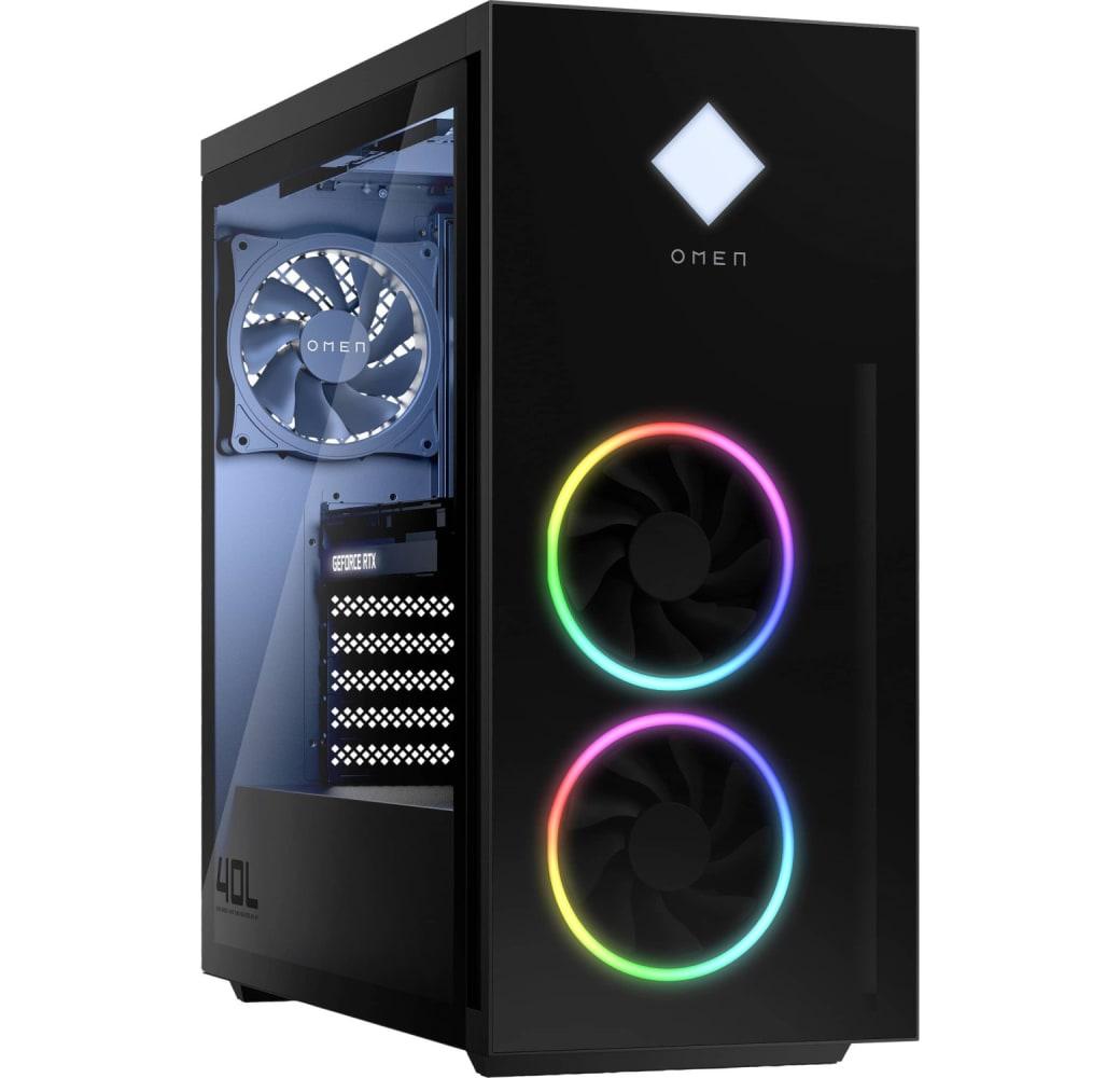 Black HP GT21-0022ng Gaming Desktop - AMD Ryzen™ 9 5900X - 64GB - 512GB SSD + 1TB HDD - NVIDIA® GeForce® RTX 3080.3