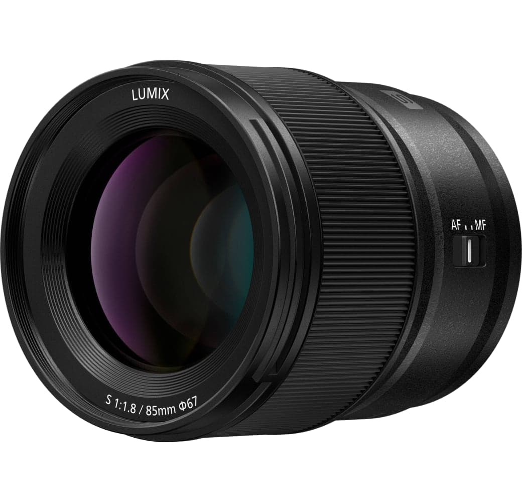 Black Panasonic Lumix S 85mm F1.8, L-Mount.2