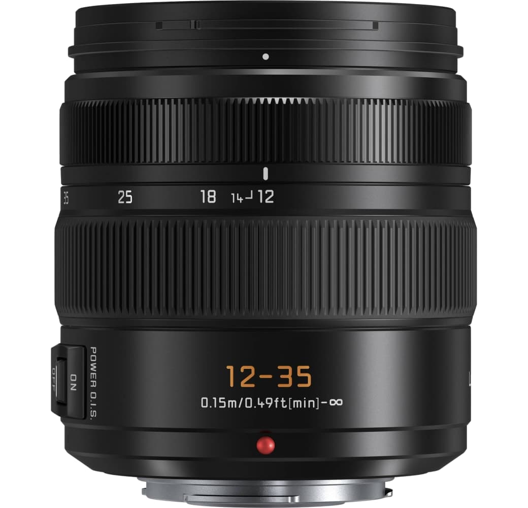 Black Panasonic LEICA DG 12-35mm f/2.8 Asph. POWER O.I.S M4/3 mount.4