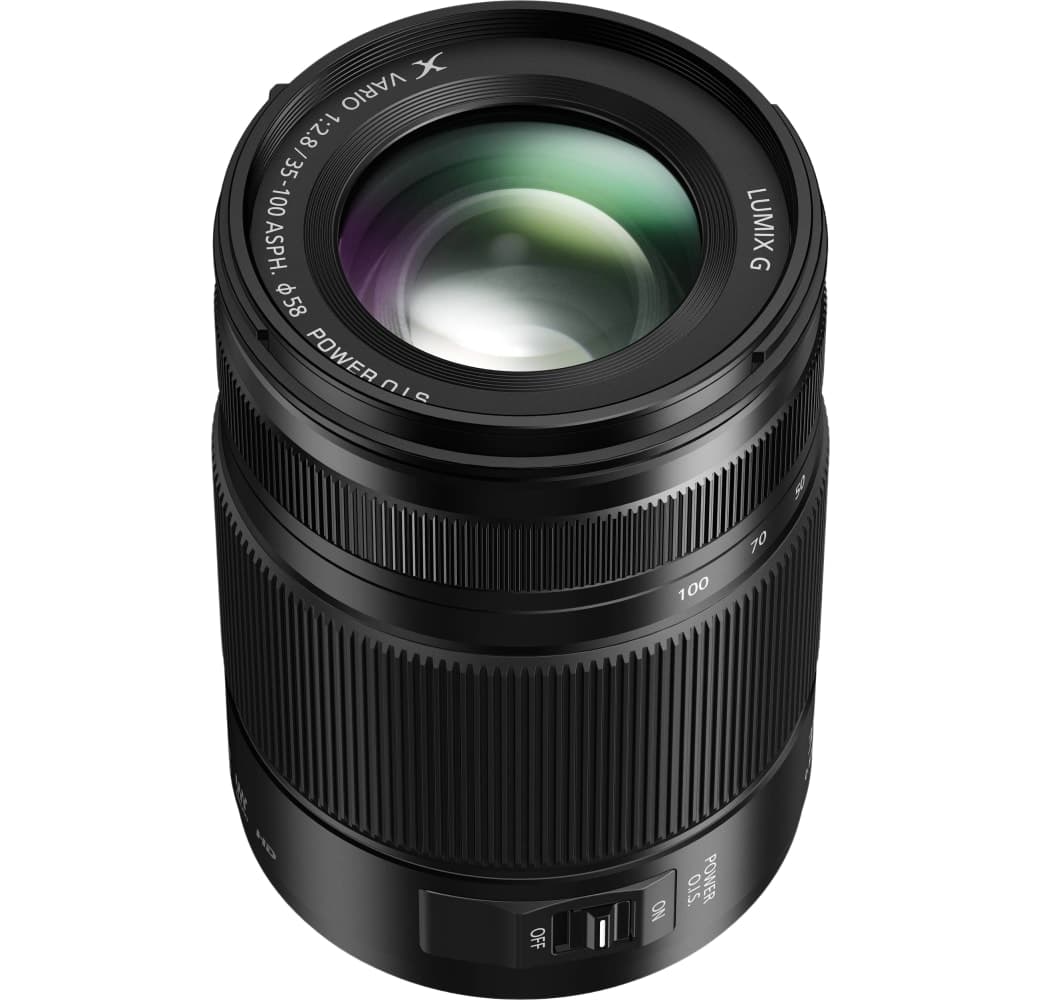 Black Panasonic AF 35-100mm F2.8 Power OIS M4/3 mount.2