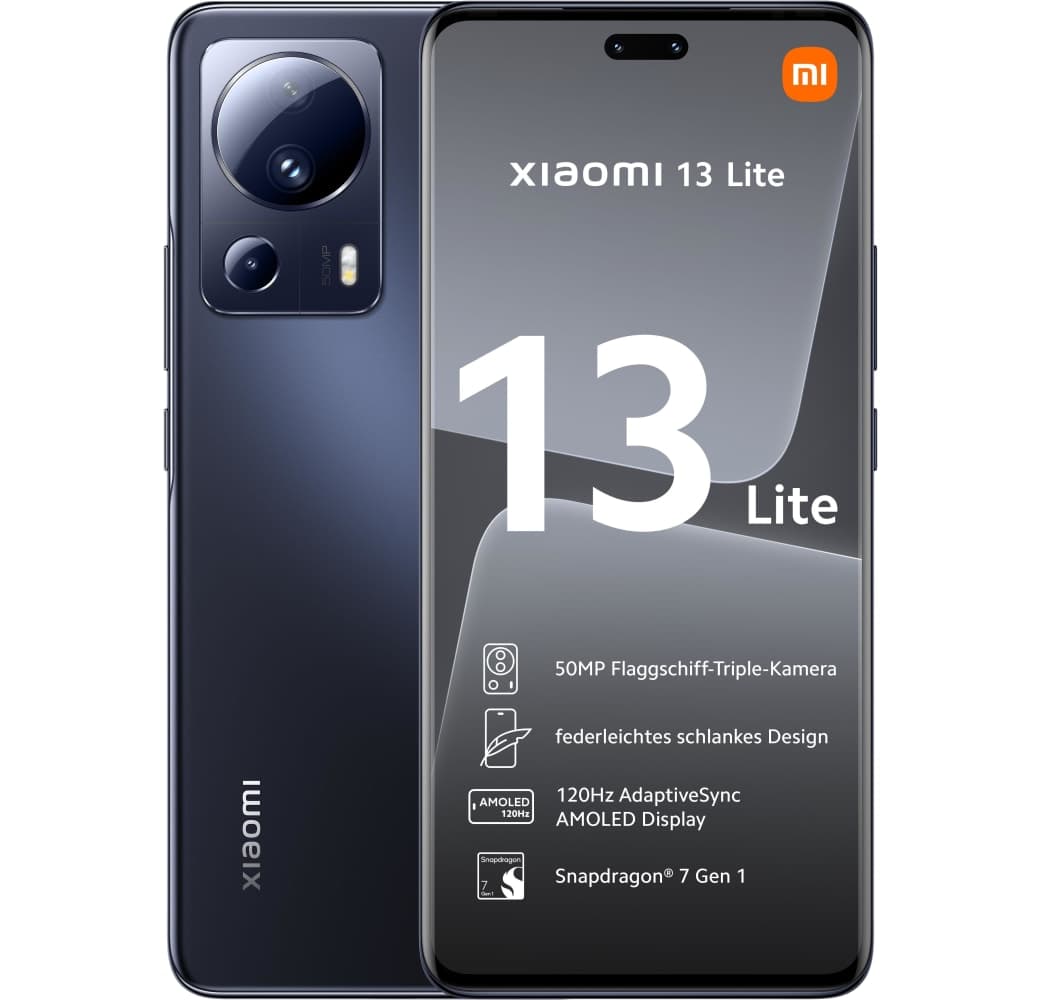 Negro Xiaomi 13 Lite Smartphone - 128GB - Dual SIM.1