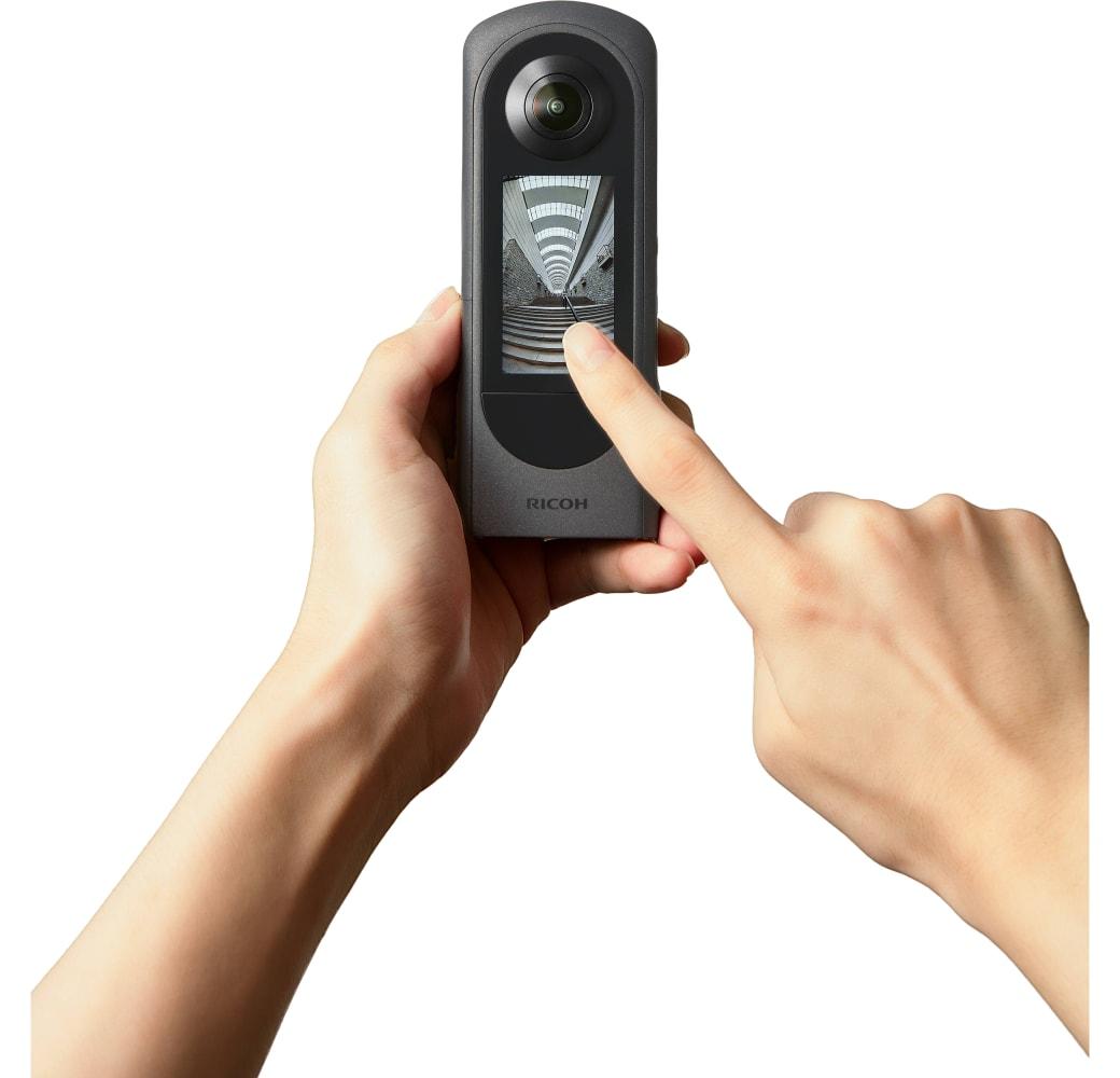 Black Ricoh Theta X - 360° Camera.3