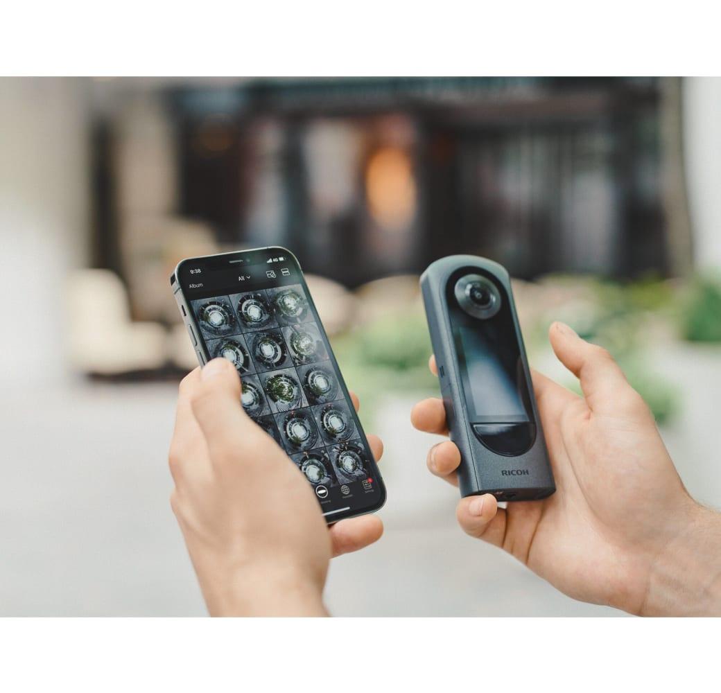 Black Ricoh Theta X - 360° Camera.4