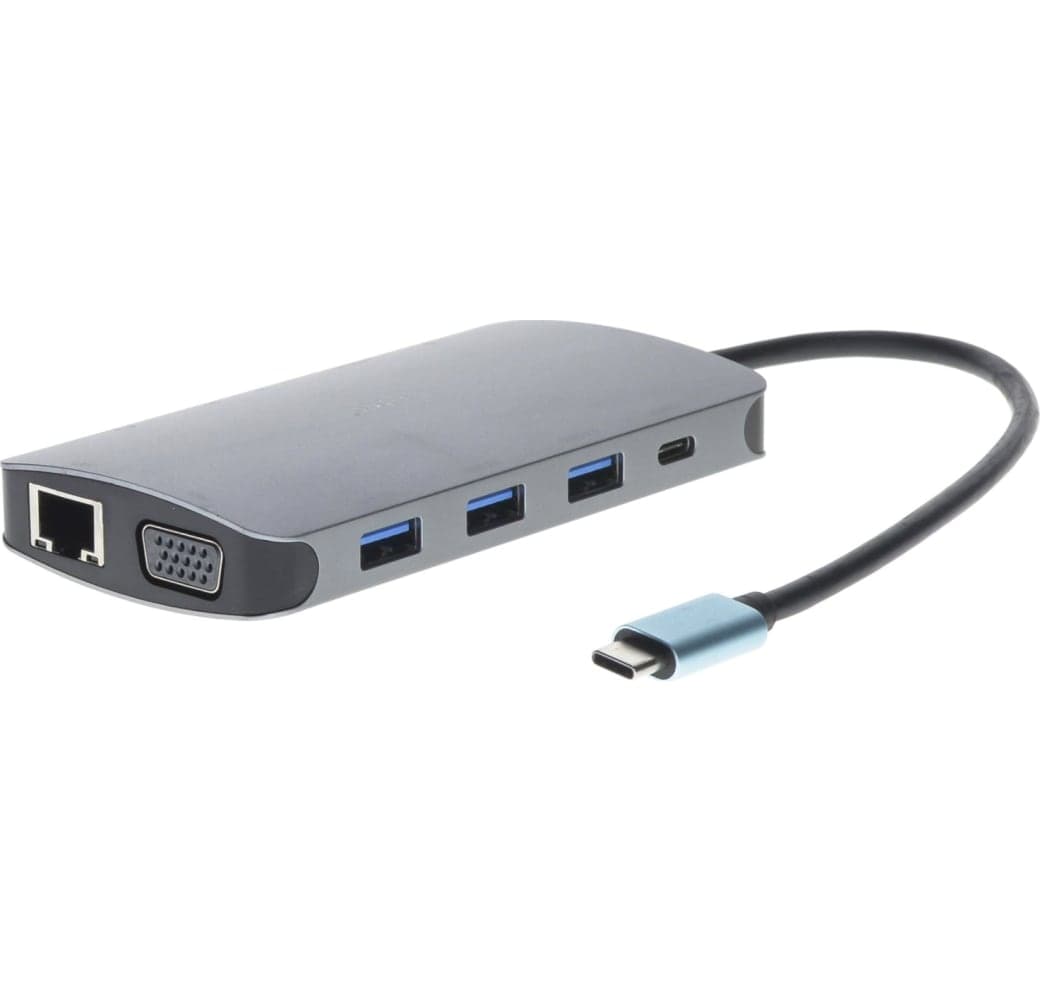 Silver I-TEC Metal Nano Dock USB-C.3