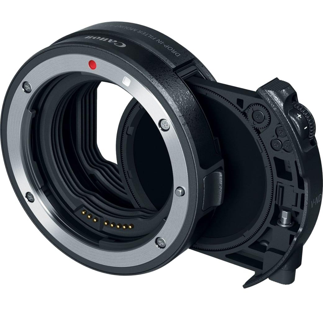 Schwarz Canon EF-EOS R Adapter with V-ND filter.1