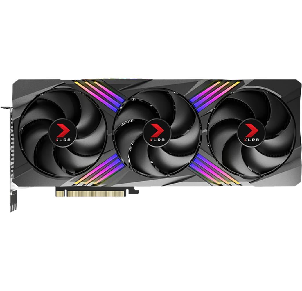 Black PNY GeForce RTX 4090 XLR8 VERTO EPIC-X RGB Triple Fan Graphics Card.1