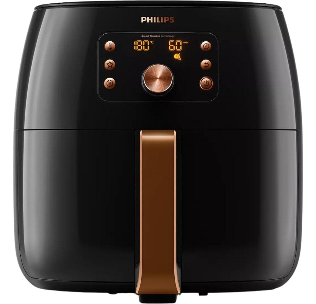Negro Philips HD9860/90 Air Fryer Smart Sensing.1