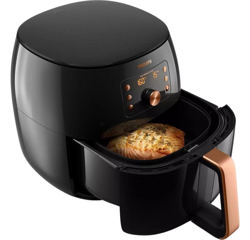 Negro Philips HD9860/90 Air Fryer Smart Sensing.2