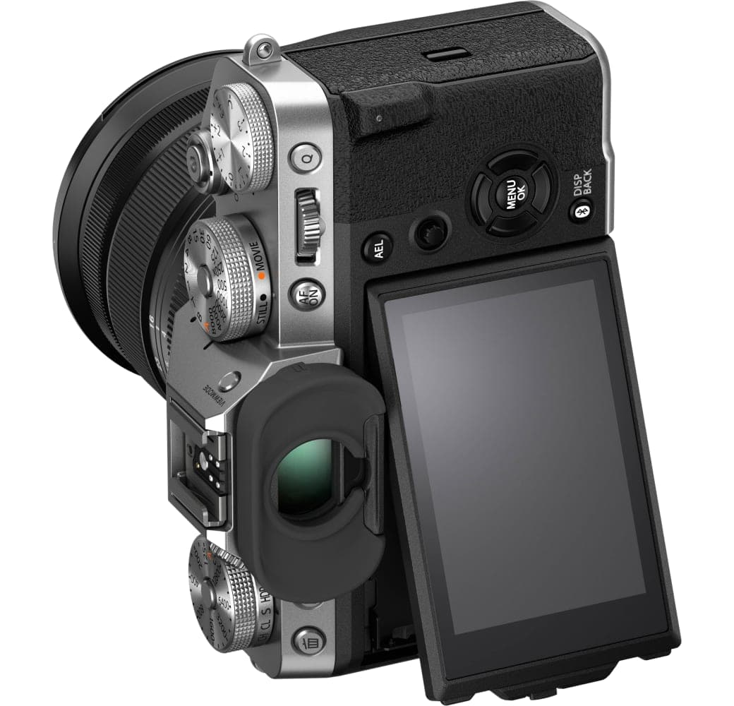 Silver Fujifilm X-T5 Camera Kit with XF 16-80mm f/4 R OIS WR Lens.2