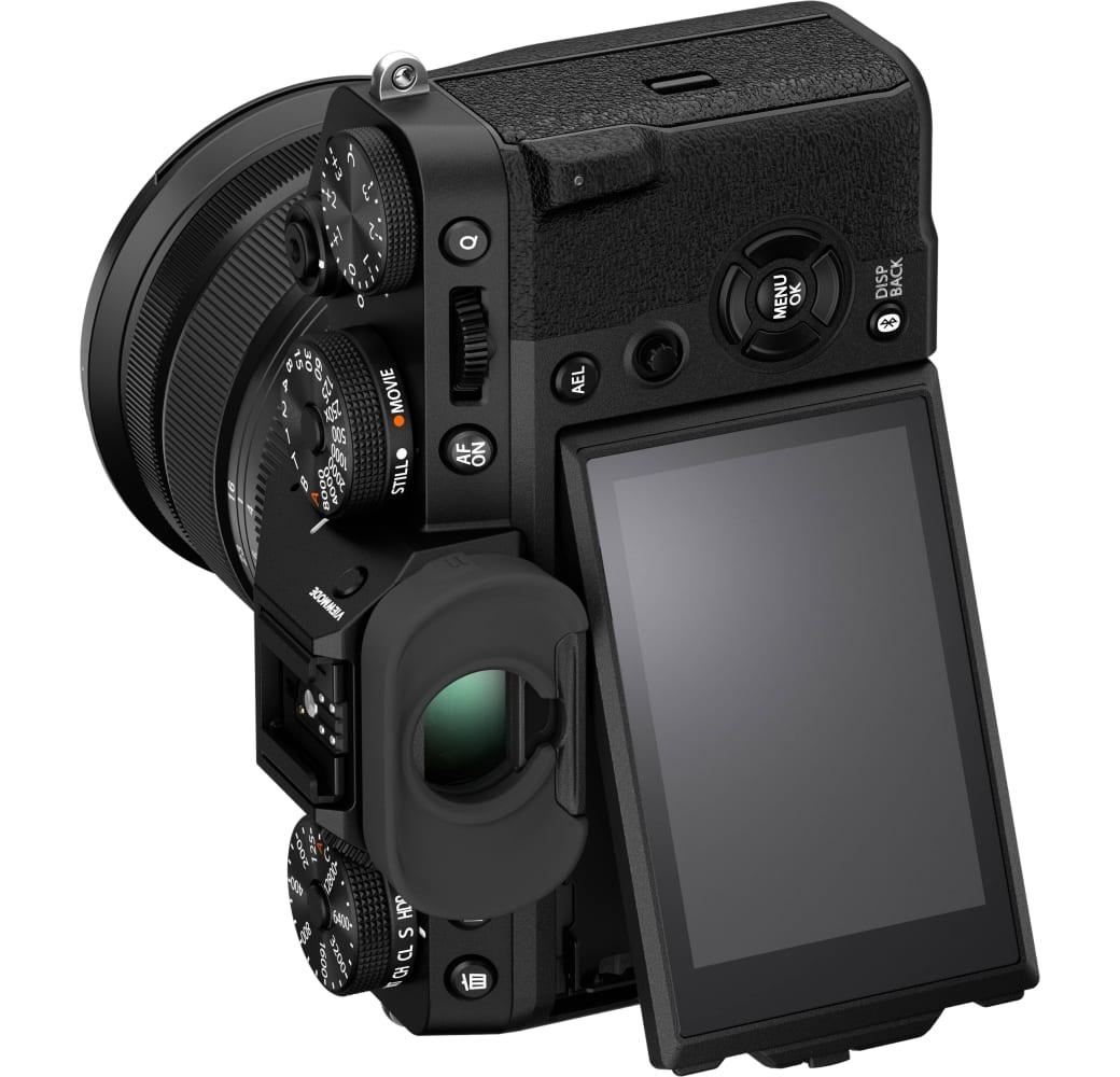 Black Fujifilm X-T5 Systeemcamera, met lens XF 16-80mm f/4 R OIS WR.2
