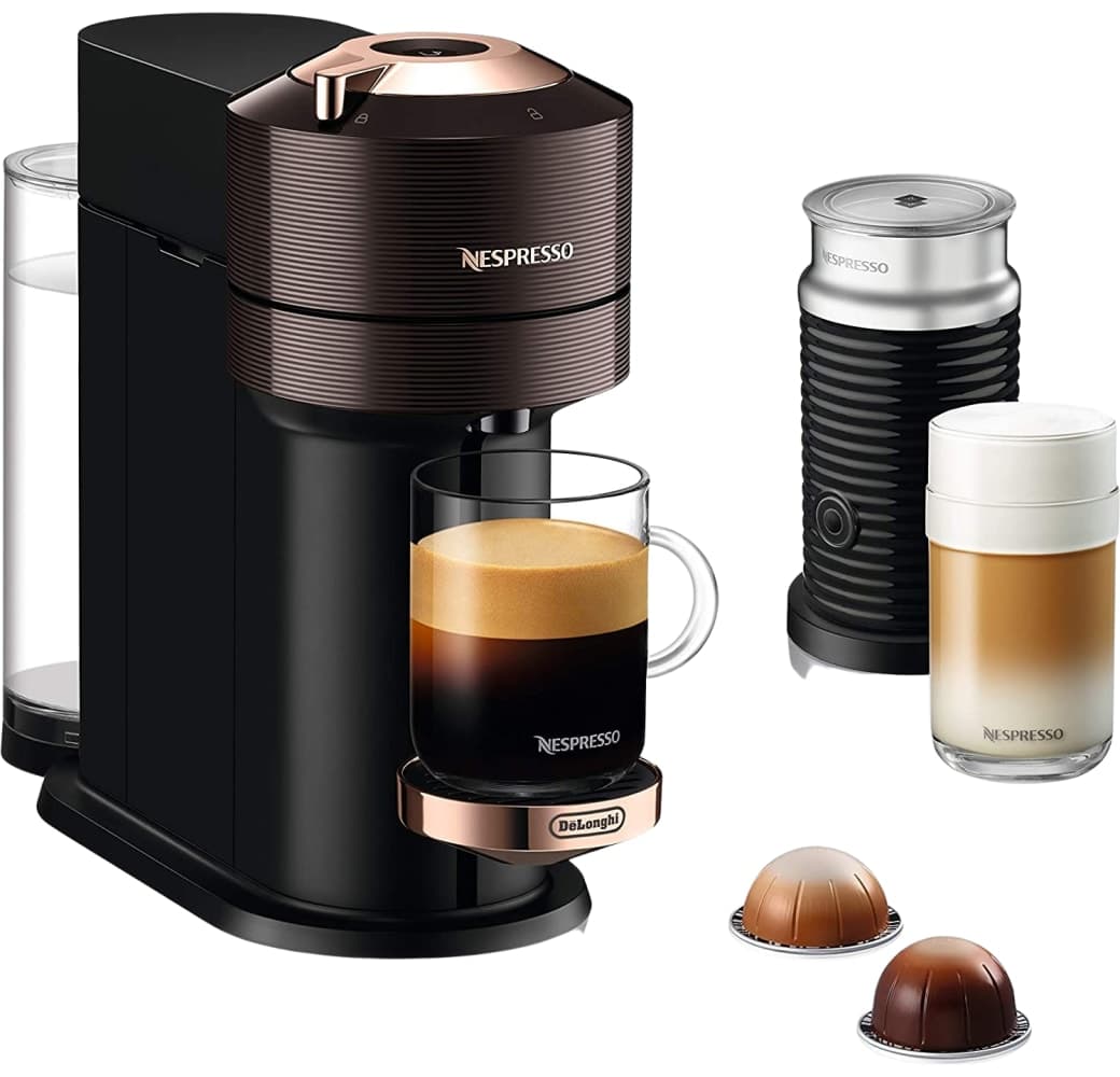 Black / Rose Gold De'Longhi Vertuo Next ENV 120.CAE Nespresso Capsule Machine.1