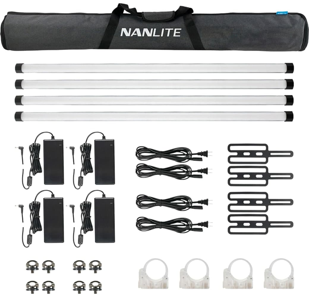 Negro NANLITE PavoTube II 30X 4-Light kit.4