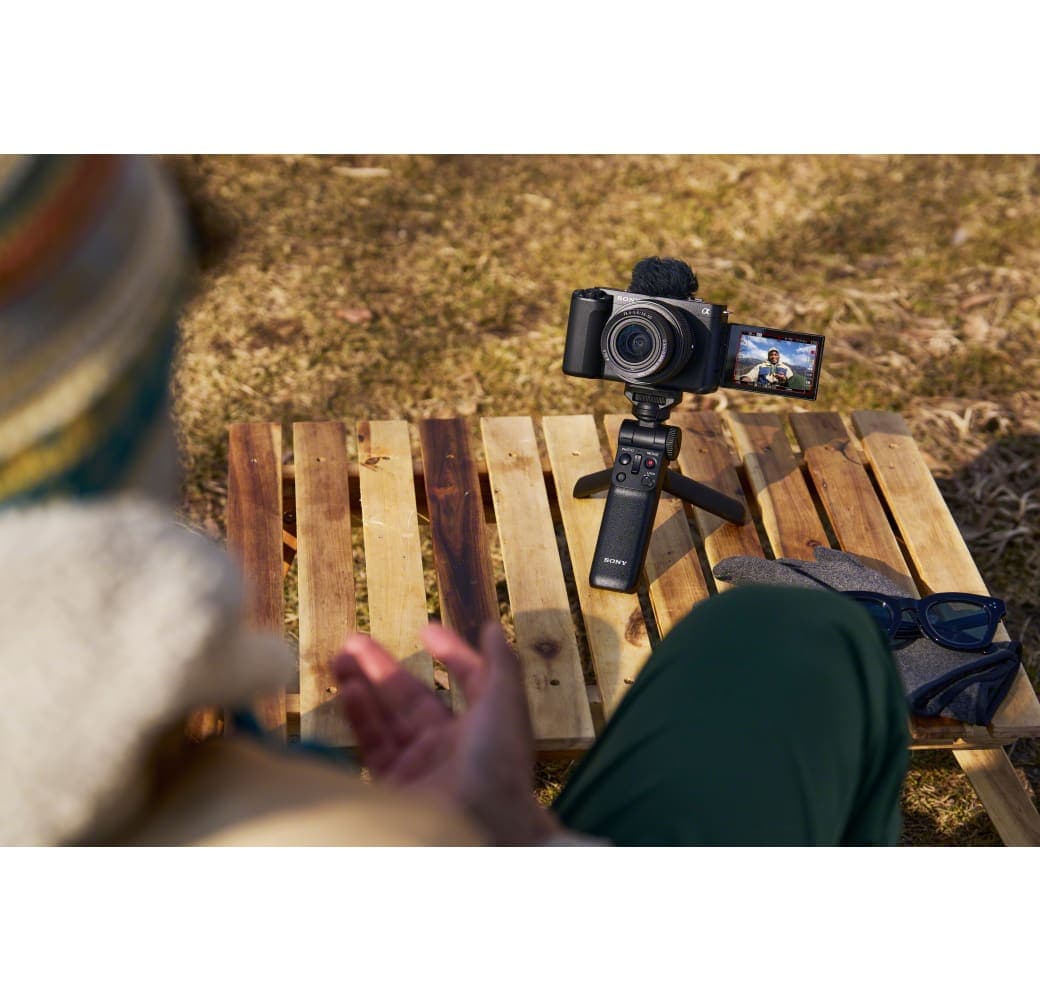 Schwarz Sony Alpha ZV-E1 Systemkamera, mit Objektiv FE 28-60mm f/4-5.6.5