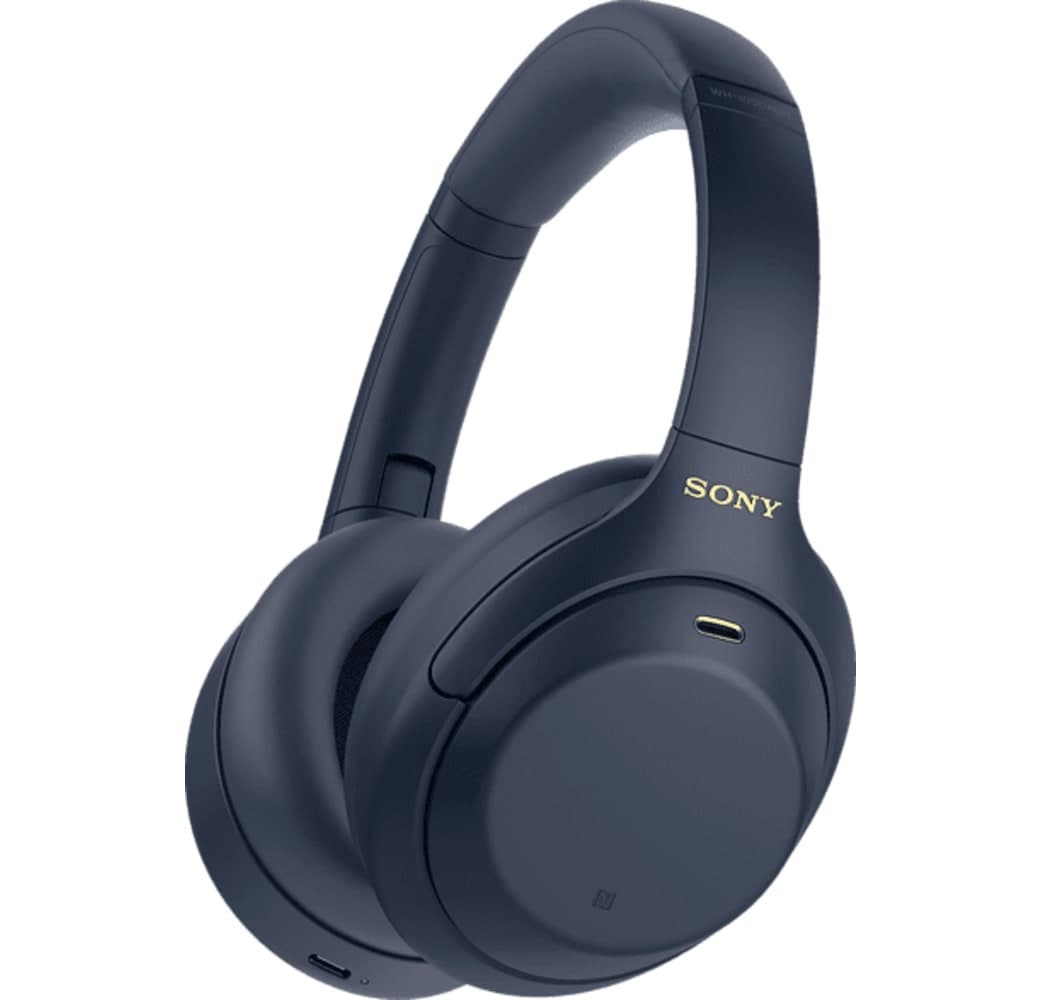 Blue Sony WH-1000 XM4 Noise-cancelling Over-ear Bluetooth Headphones.1