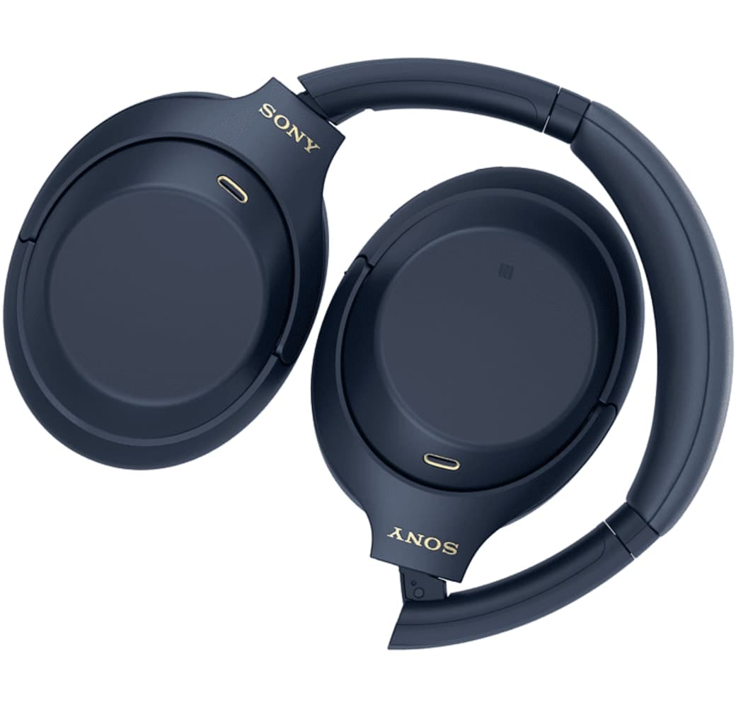 Blue Sony WH-1000 XM4 Noise-cancelling Over-ear Bluetooth Headphones.4