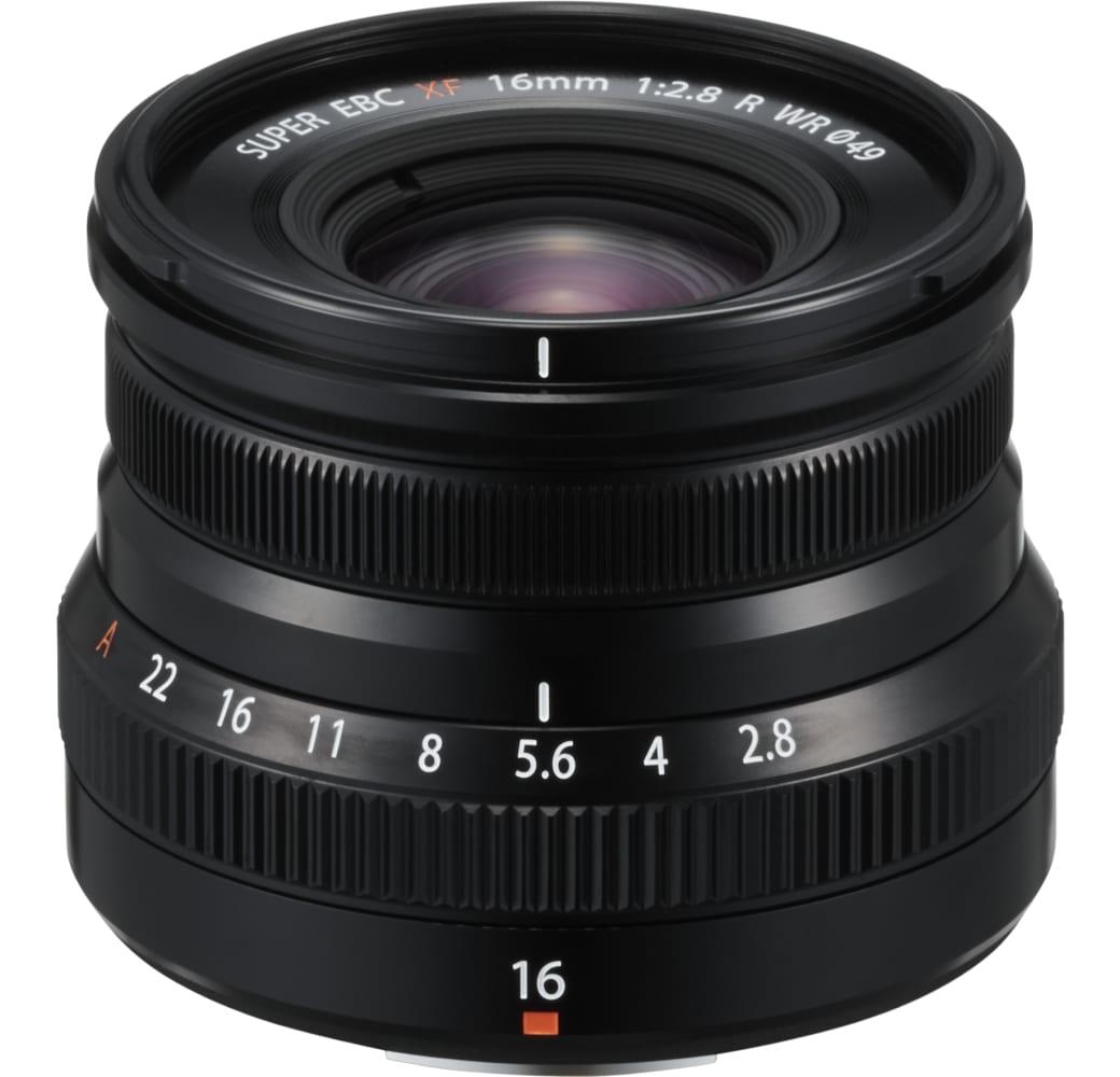 Negro FUJIFILM XF 16mm F2.8 R WR.1