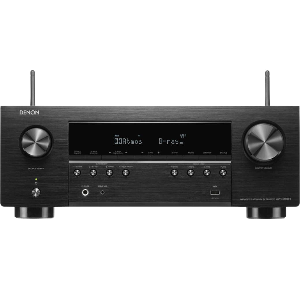 Schwarz Denon AVR-S970H Receiver.1