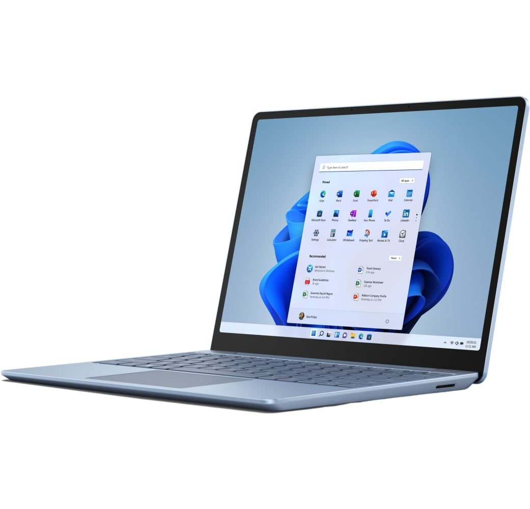 Ice Blue Microsoft Surface Laptop Go 2 Laptop - Intel® Core™ i5-1135G7 - 8GB - 256GB SSD - Intel® Iris® Xe Graphics - German (QWERTZ).2