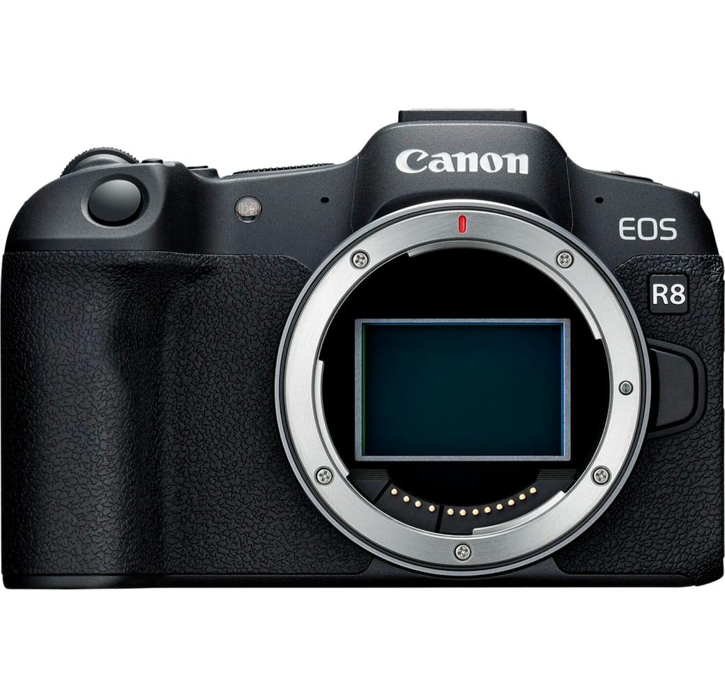 Black Canon EOS R8 Systeemcamera boby.1