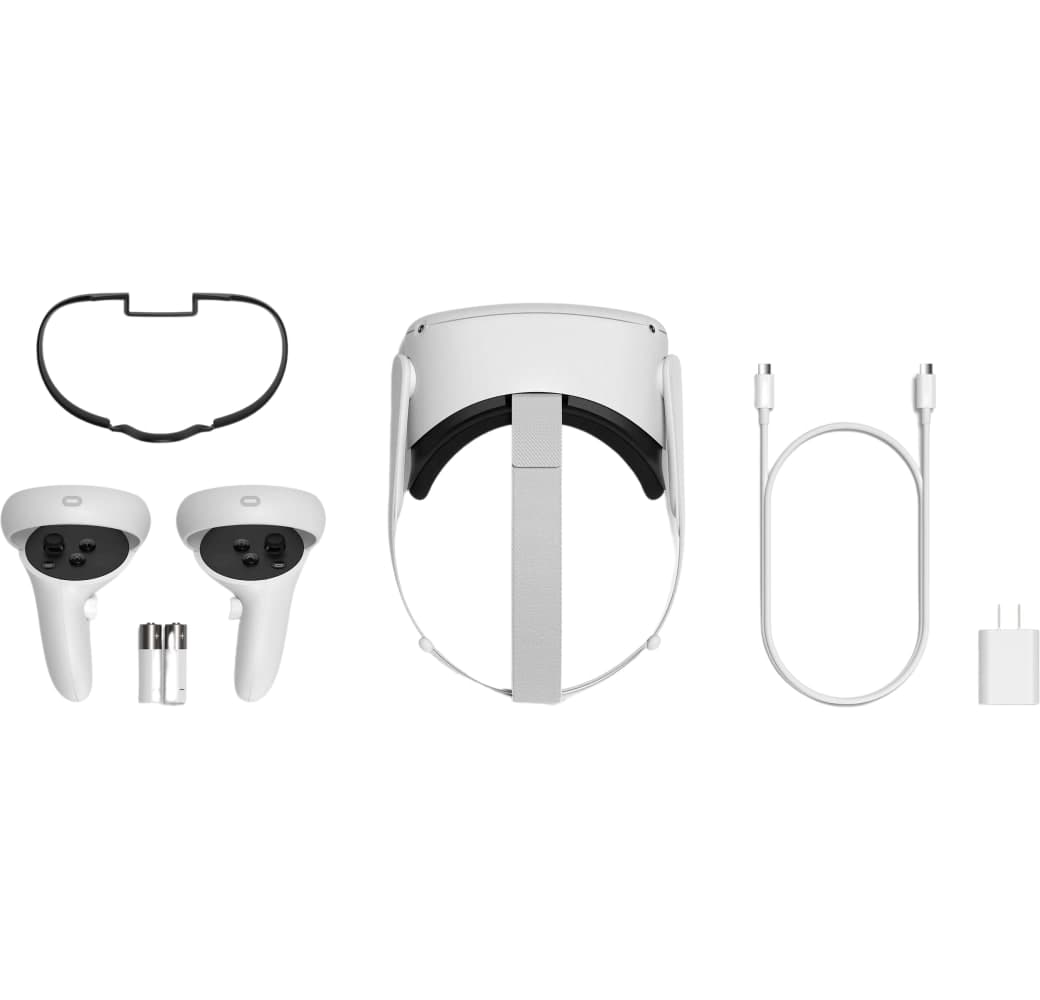 White Meta Quest 2 64 GB VR Headset.3