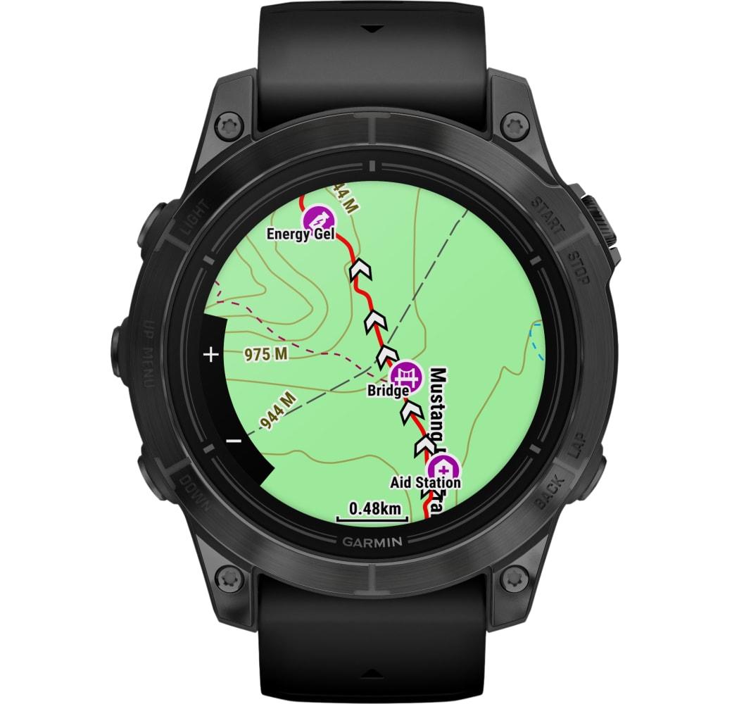 Black Garmin EPIX™ Pro (Gen 2) Smartwatch, Stainless Steel Case, 47mm.2