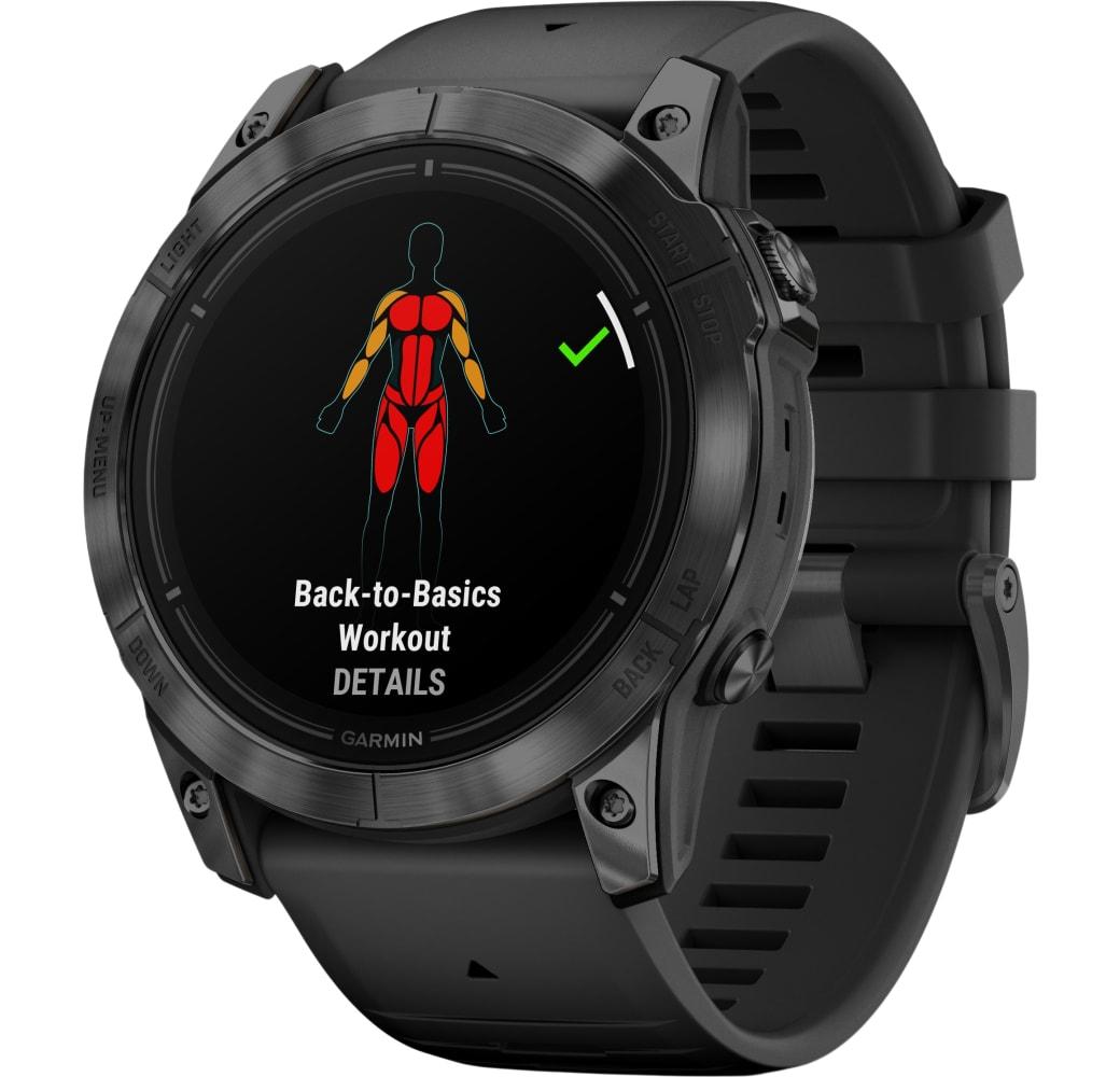 Black Garmin EPIX™ Pro (Gen 2) Smartwatch, Stainless Steel Case, 51mm.1