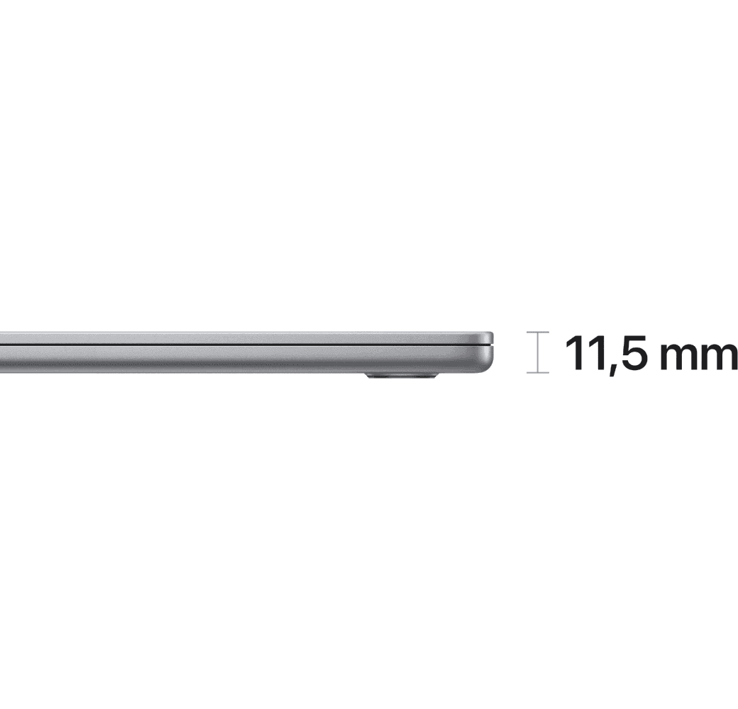 Space Gray MacBook Air 15" - Apple M2 Chip 8GB Memory 256GB SSD Integrated 10-core GPU.3
