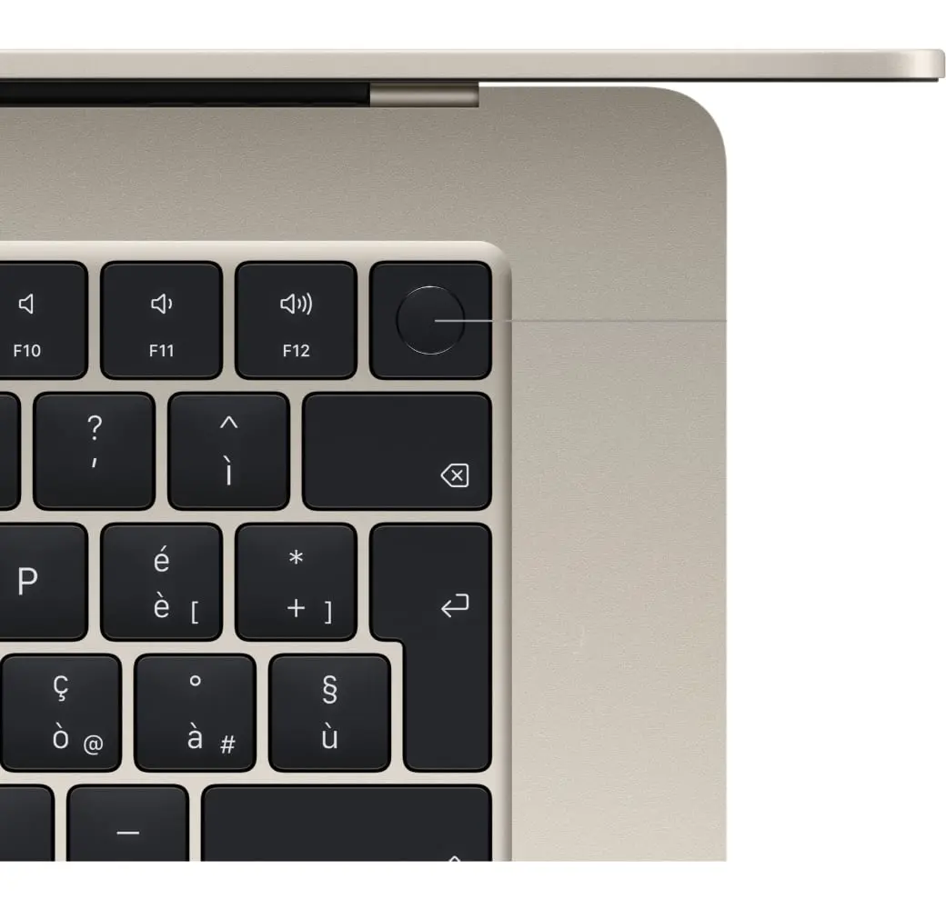 Sternenlicht MacBook Air 15" - Apple M2 Chip 8GB Arbeitsspeicher 256GB SSD Integrierte 10-core GPU.4