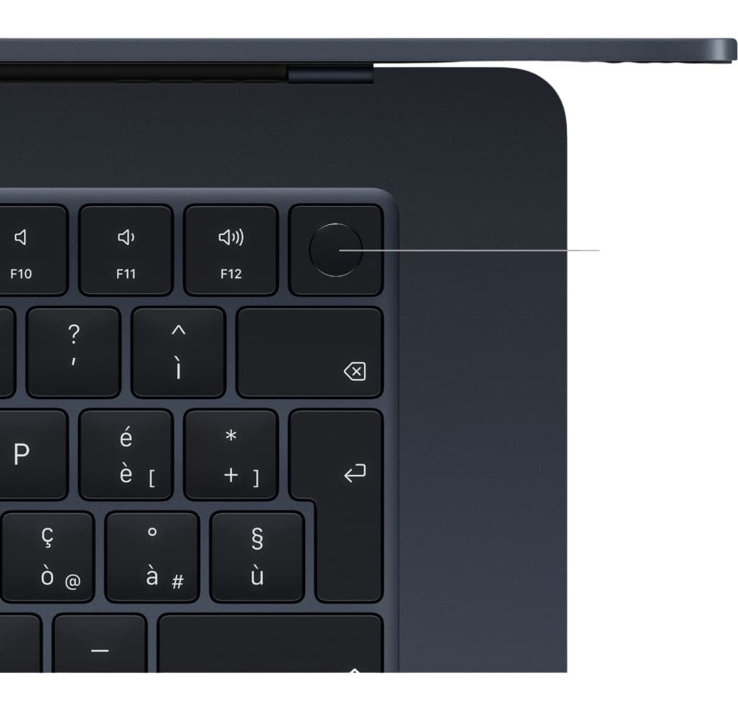 Mitternacht Apple MacBook Air 15" Laptop - Apple M2 - 8 GB - 512 GB SSD - Integrierte 10-Kern-GPU von Apple - Deutsch (QWERTZ).4