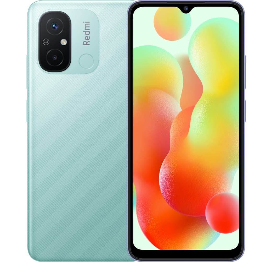Mint Green Xiaomi Redmi 12C Smartphone - 128GB - Dual SIM.1