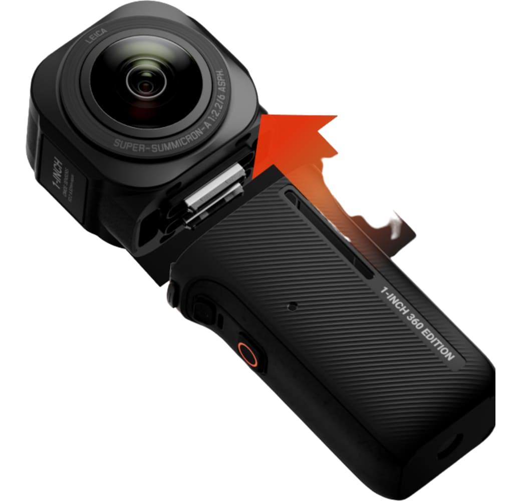 Black Insta360 ONE RS 1-Inch 360 Lens Upgrade Bundle.3