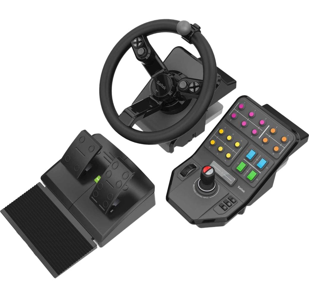 Schwarz Logitech Saitek G Landwirtschafts-Simulator-Controller.1