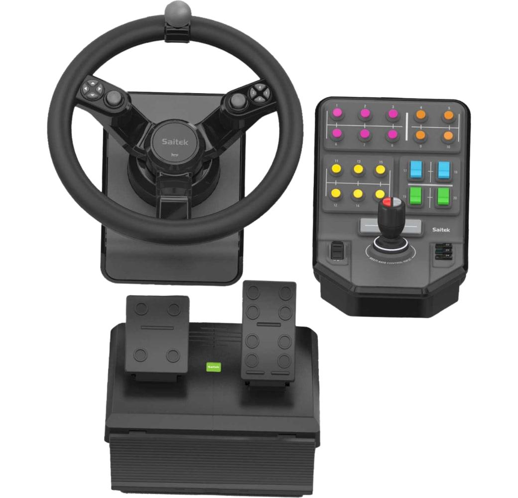 Schwarz Logitech Saitek G Landwirtschafts-Simulator-Controller.5