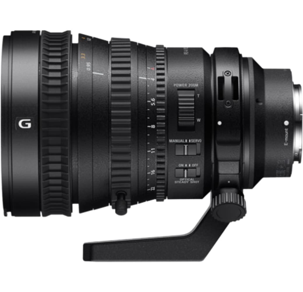 Black Sony FE 28-135mm F4 G PZ OSS.3