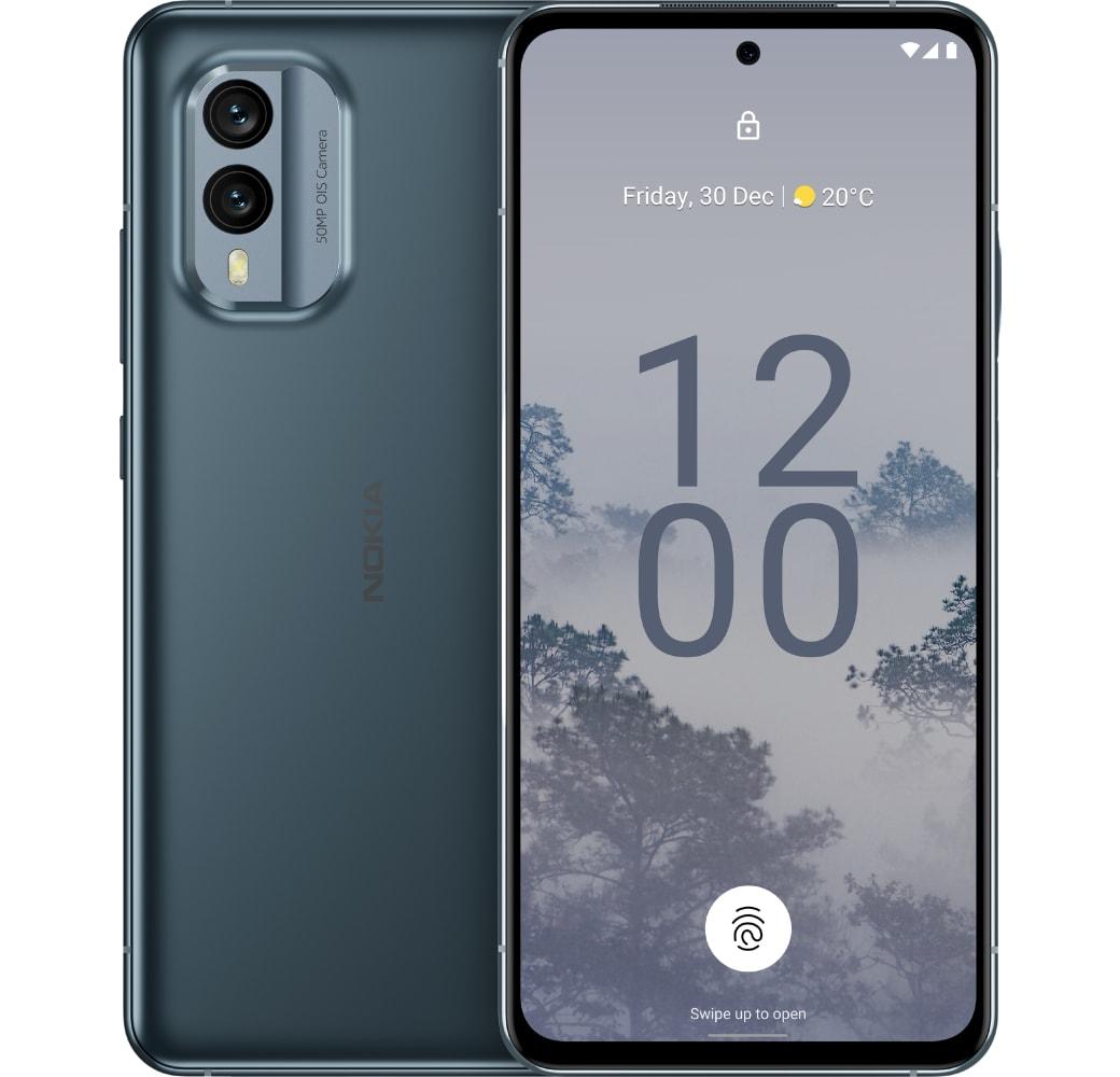 Blue Nokia Smartphone X30 - 6GB - 128GB.1