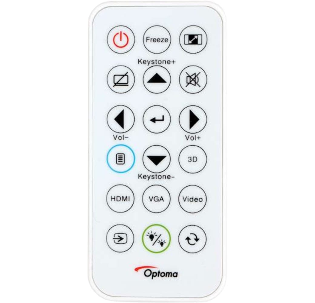 White Optoma HD28i Projector - Full HD.5