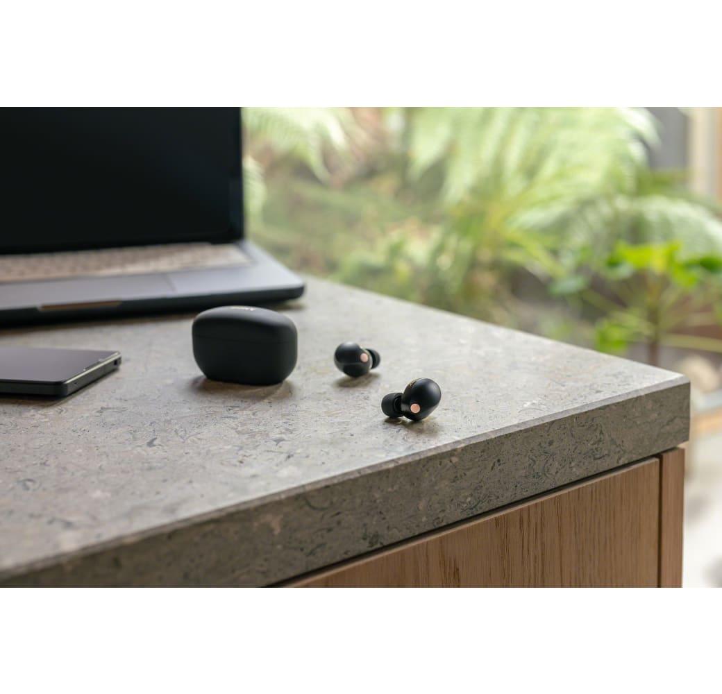 Black Sony WF-1000 XM5 Noise-cancelling In-ear Bluetooth Headphones.5