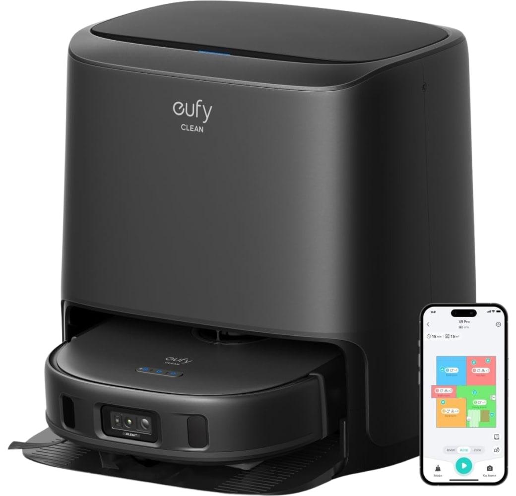 Black Eufy RoboVac X9 Pro ACS Vacuum Cleaner .1