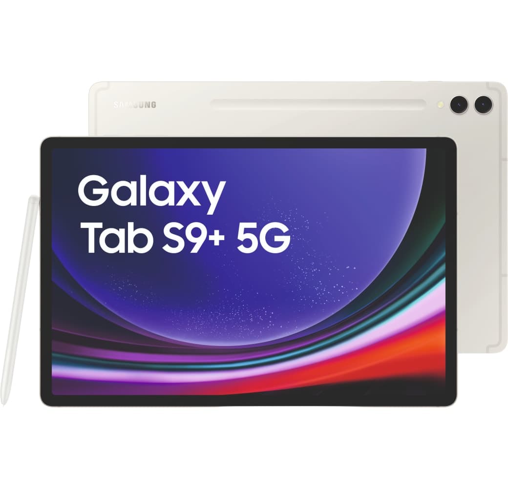 BEIGE Samsung Tablet, Galaxy Tab S9+ - 5G - Android - 256GB.1