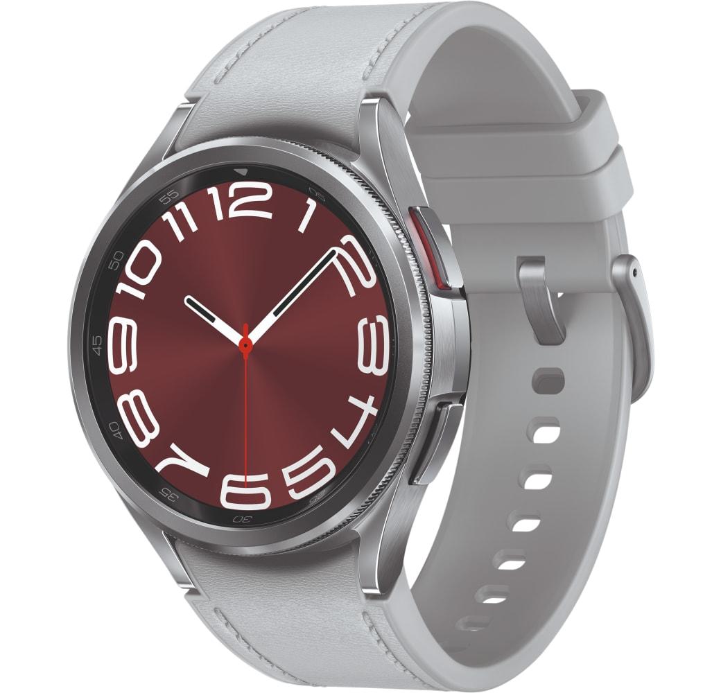 Silver Samsung Galaxy Watch6 Classic LTE Smartwatch, Stainless steel case, 43mm.1