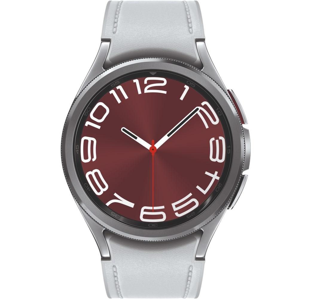Silver Samsung Galaxy Watch6 Classic LTE Smartwatch, Stainless steel case, 43mm.2