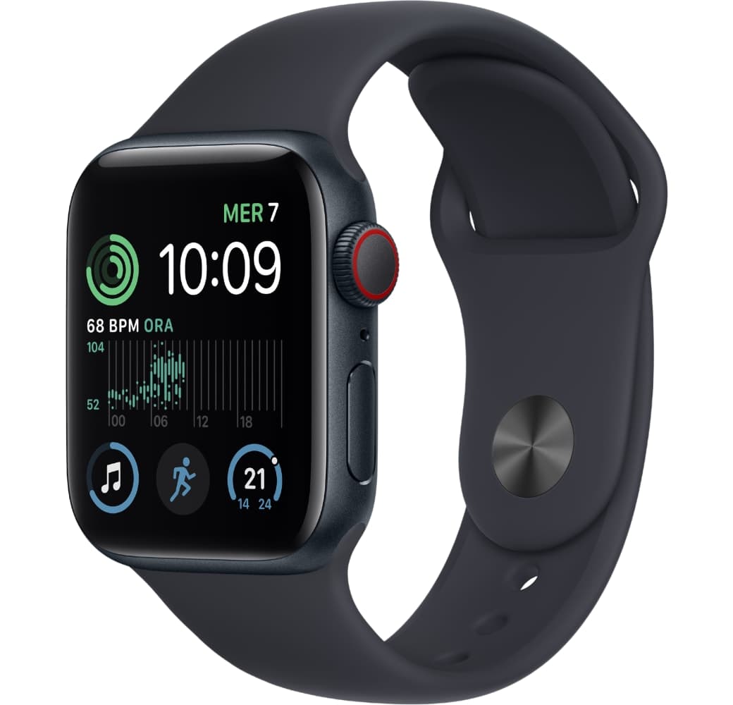 Midnight Apple Watch SE GPS + Cellular, Aluminium Case, 40mm.1