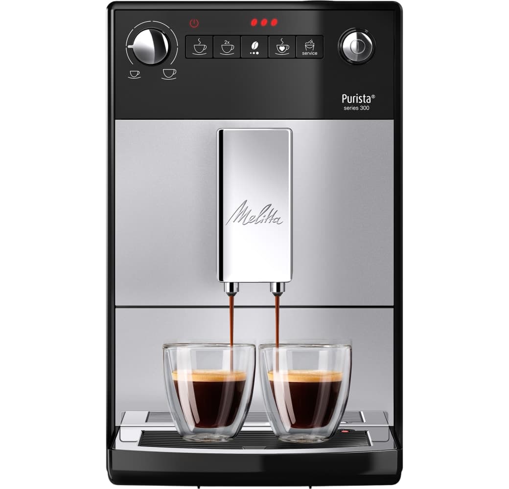 Silber Melitta Purista Series 300 Kaffeemaschine.1