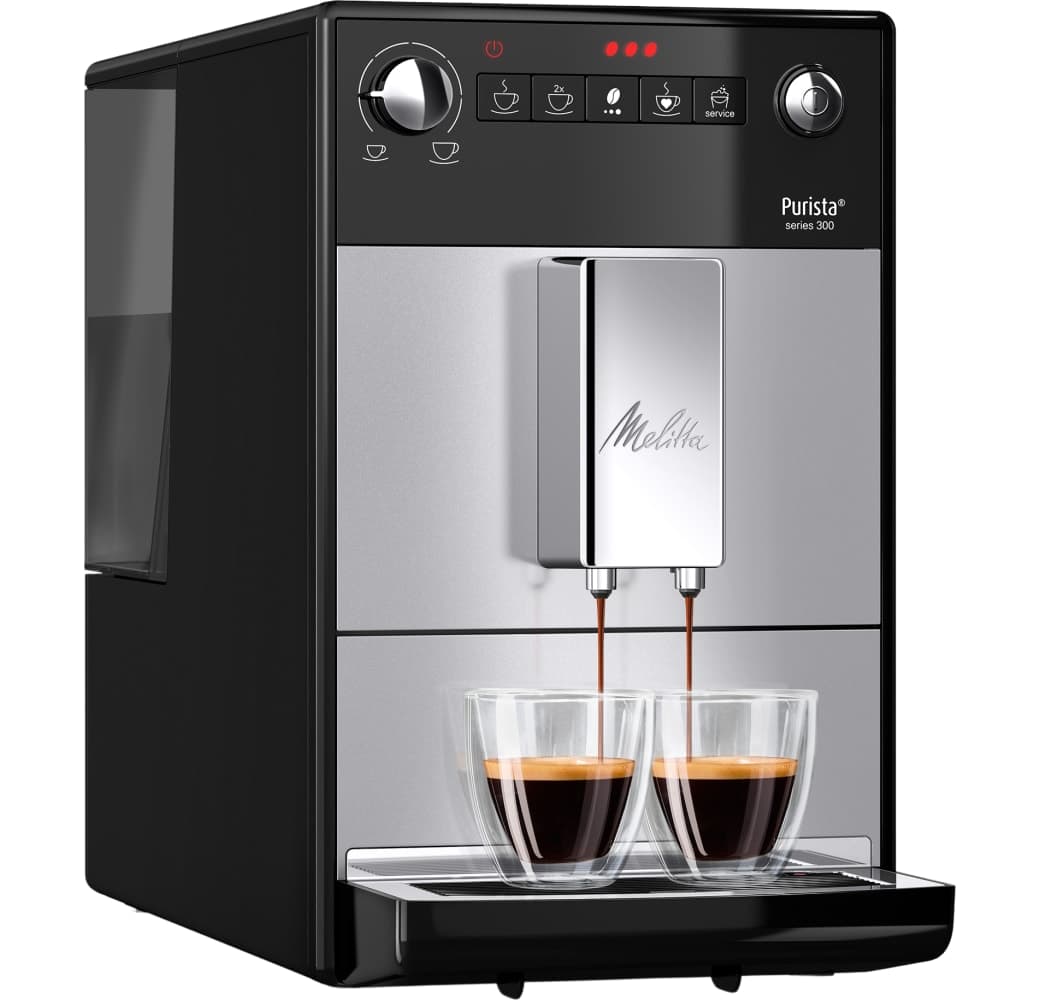 Silber Melitta Purista Series 300 Kaffeemaschine.2