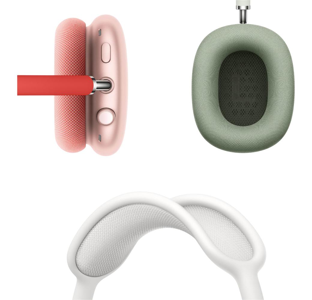 Green Apple AirPods Max Noise-cancelling Over-ear Bluetooth Headphones.4
