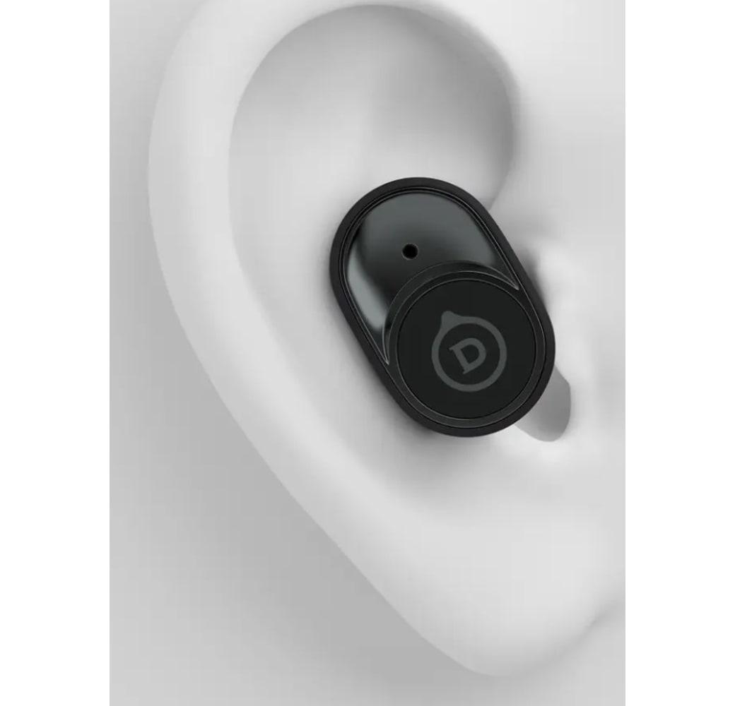 Negro mate Auriculares Bluetooth inalámbricos con cancelación de ruido Devialet Gemini.5